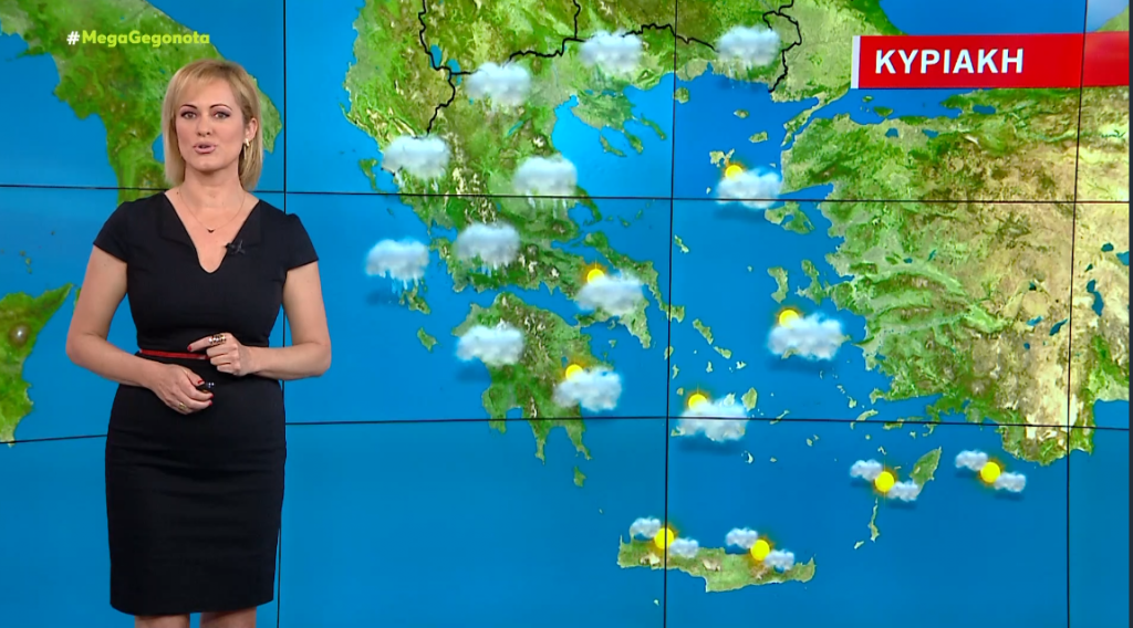 Με νεφώσεις και βροχές ο καιρός της Κυριακής – Η πρόγνωση της Χριστίνας Ρήγου
