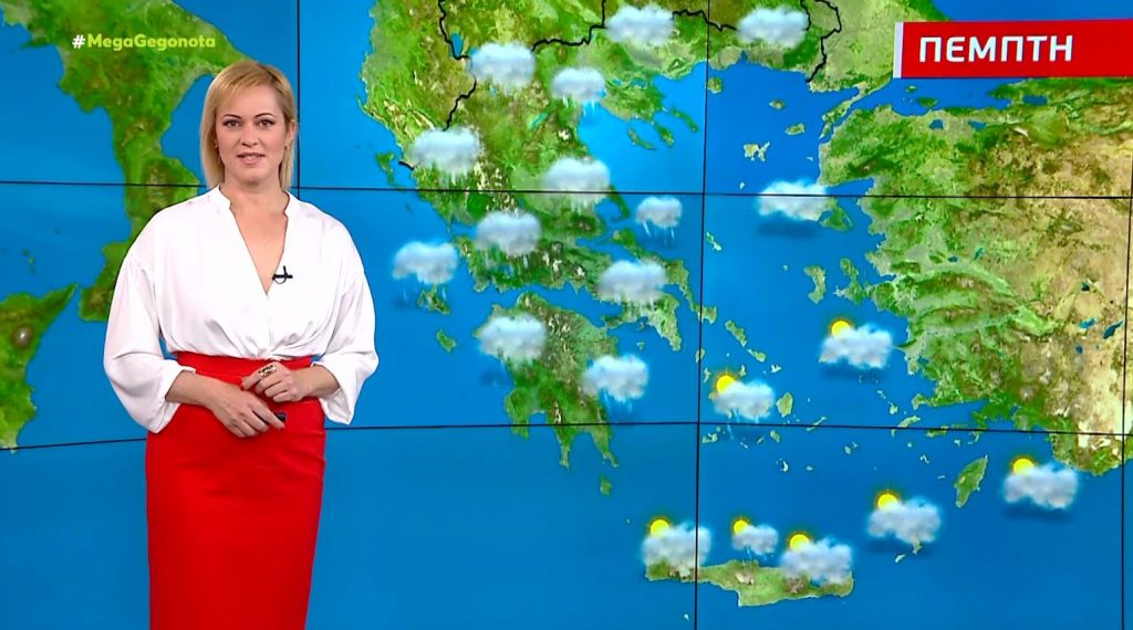 Άστατος ο καιρός την Πέμπτη – Η πρόγνωση της Χριστίνας Ρήγου