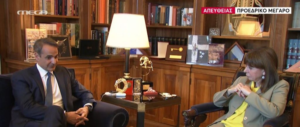 Εκλογές 2023: Στην Πρόεδρο της Δημοκρατίας ο Κυριάκος Μητσοτάκης για να λάβει την διερευνητική εντολή