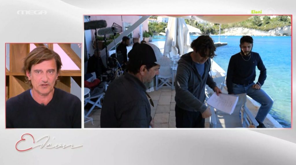 Ο Θοδωρής Κουτσογιαννόπουλος βρέθηκε στα γυρίσματα του «Maestro»