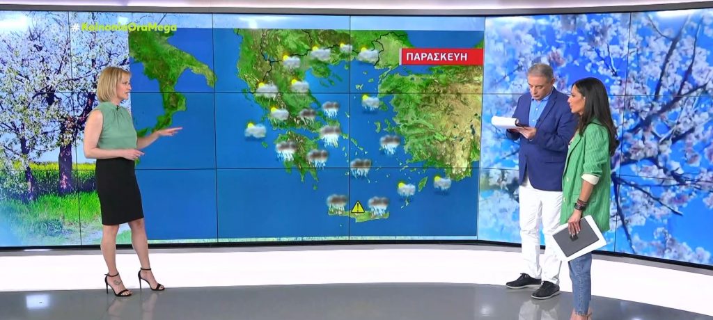 Άστατος ο καιρός με βροχοπτώσεις – Η πρόγνωση της Χριστίνας Ρήγου