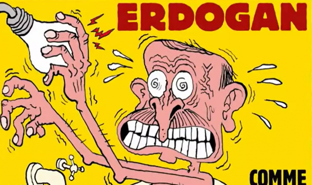 Το καυστικό εξώφυλλο του Charlie Hebdo για τον Ερντογάν - Σφοδρές αντιδράσεις