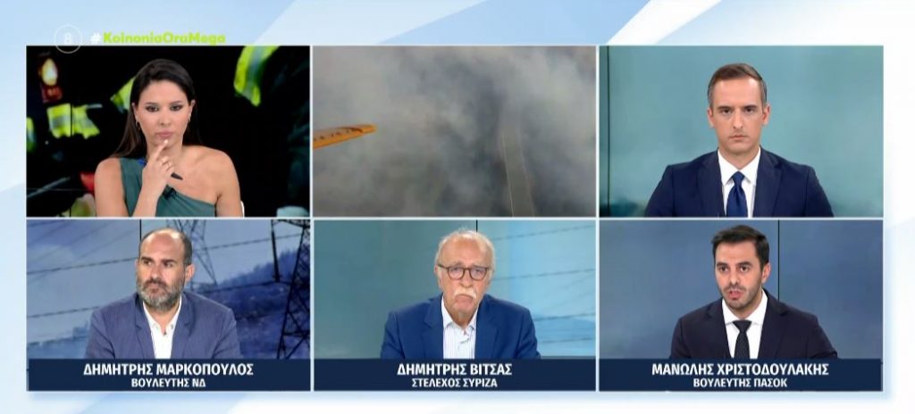 Οι ευθύνες για τις πυρκαγιές και η ψήφος των αποδήμων στο επίκεντρο της πολιτικής αντιπαράθεσης – Τι είπαν Μαρκόπουλος, Βίτσας και Χριστοδουλάκης