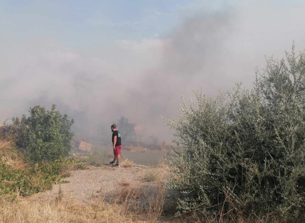 Φωτιά: Νέο μέτωπο σε Εύβοια και Βοιωτία – Μήνυμα του 112