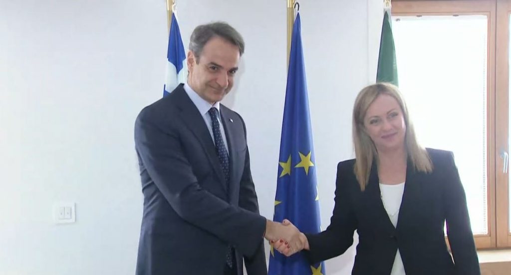 Η ατζέντα του δείπνου που παραθέτει ο Κυριάκος Μητσοτάκης στην Τζόρτζια Μελόνι