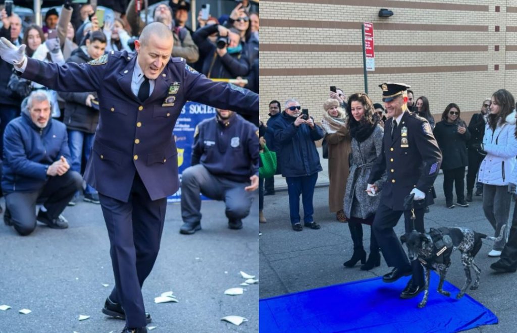 Έλληνας διοικητής της Αστυνομίας στη Νέα Υόρκη συνταξιοδοτήθηκε με... χορούς & τραγούδια