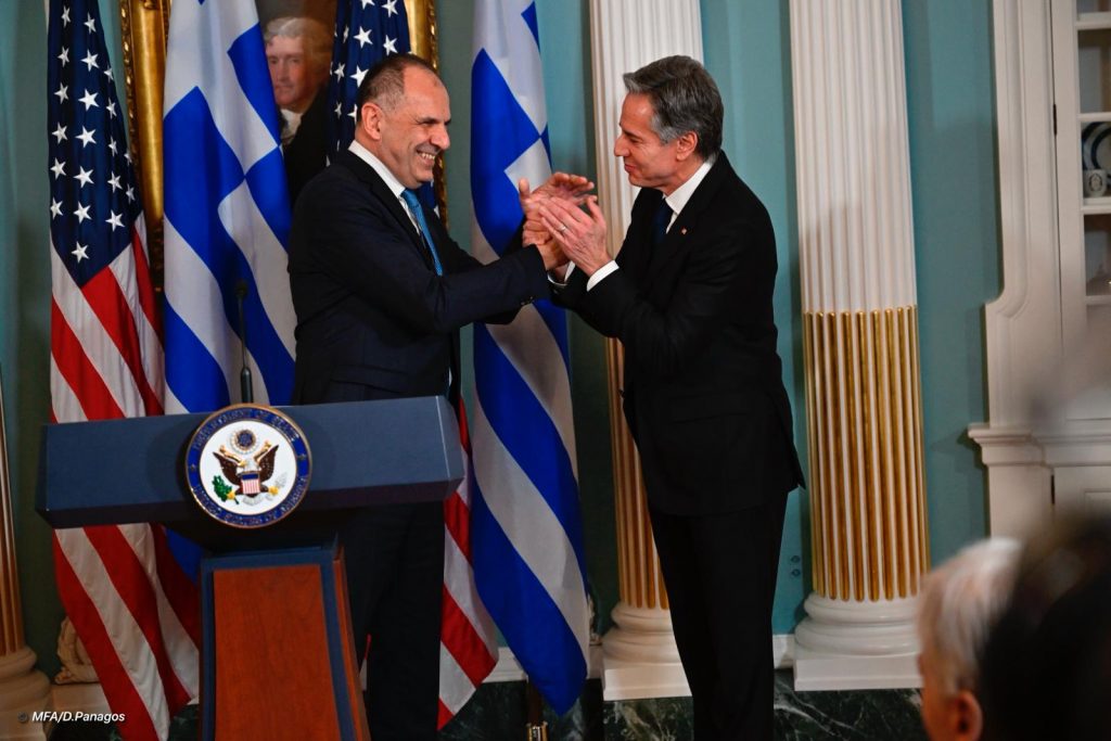 Κυπριακό και F-35 στο επίκεντρο της συνάντησης Γεραπετρίτη – Μπλίνκεν