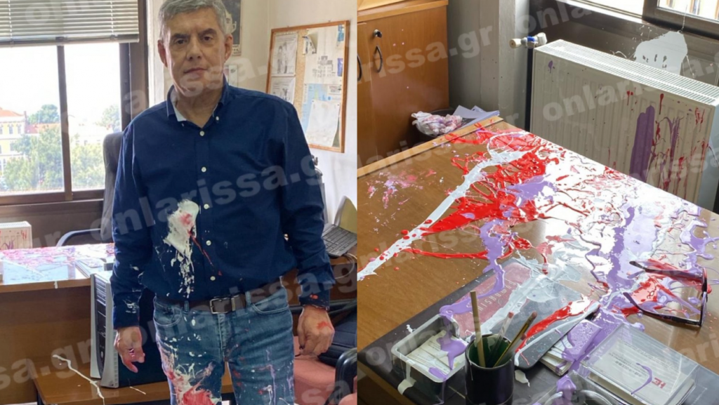 Κώστας Αγοραστός: Επίθεση με μπογιές από τέσσερα άτομα δέχτηκε ο πρώην περιφερειάρχης Θεσσαλίας