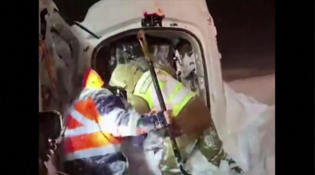 Χιλή: Δραματική διάσωση μετά από χιονοστιβάδα