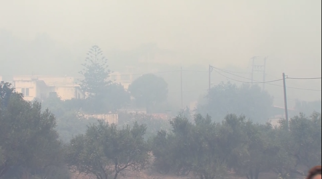 Κρήτη: Αναζωπύρωση στην πυρκαγιά στο Ρέθυμνο – Ήχησε το 112