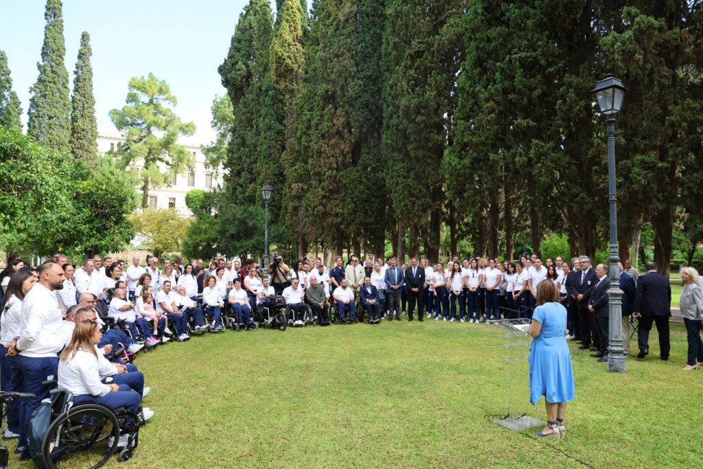 Στο Προεδρικό Μέγαρο οι Ολυμπιονίκες και οι Παραολυμπιονίκες