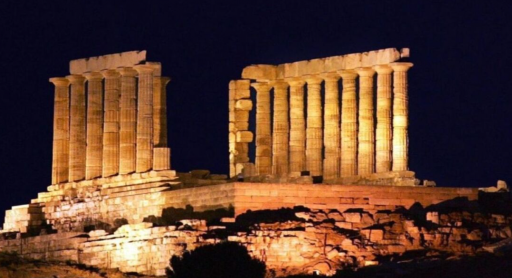 Σούνιο: Αύριο στις 19:30 η φωταγώγηση του Ναού του Ποσειδώνα