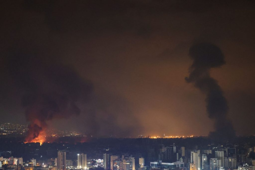 Μέση Ανατολή: Νέο μπαράζ ισραηλινών βομβαρδισμού στη Βηρυτό