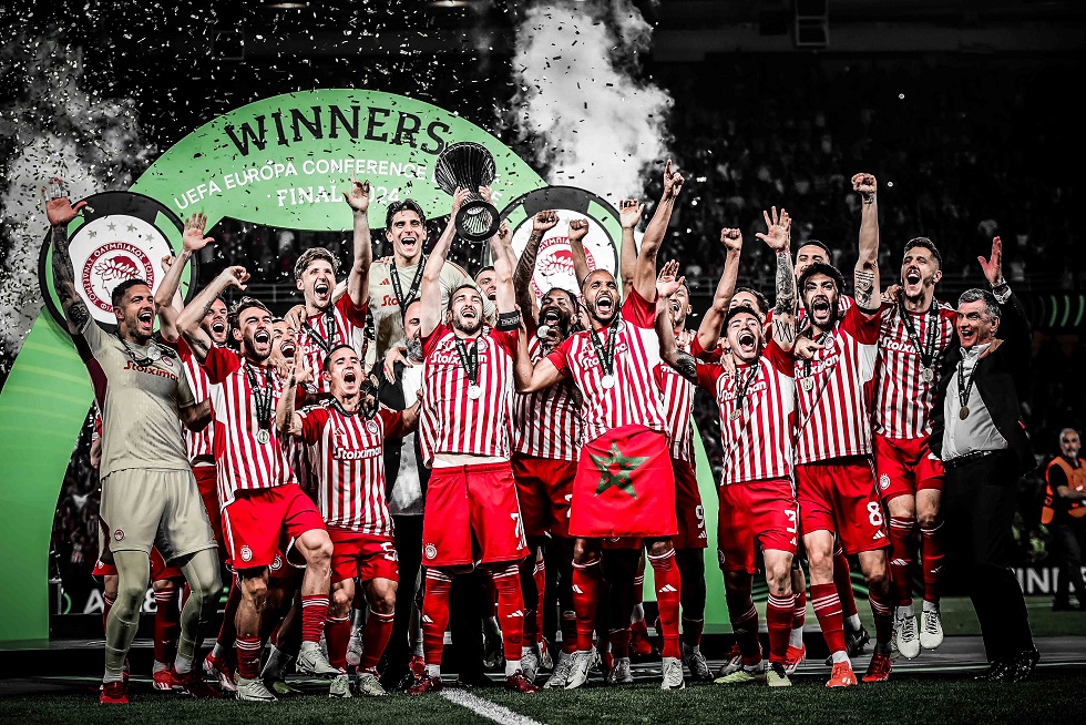 Γενική Συνέλευση ECA: Αποθέωσαν τον Ολυμπιακό Τσέφεριν και Κελαϊφί για τις ευρωπαϊκές κατακτήσεις του