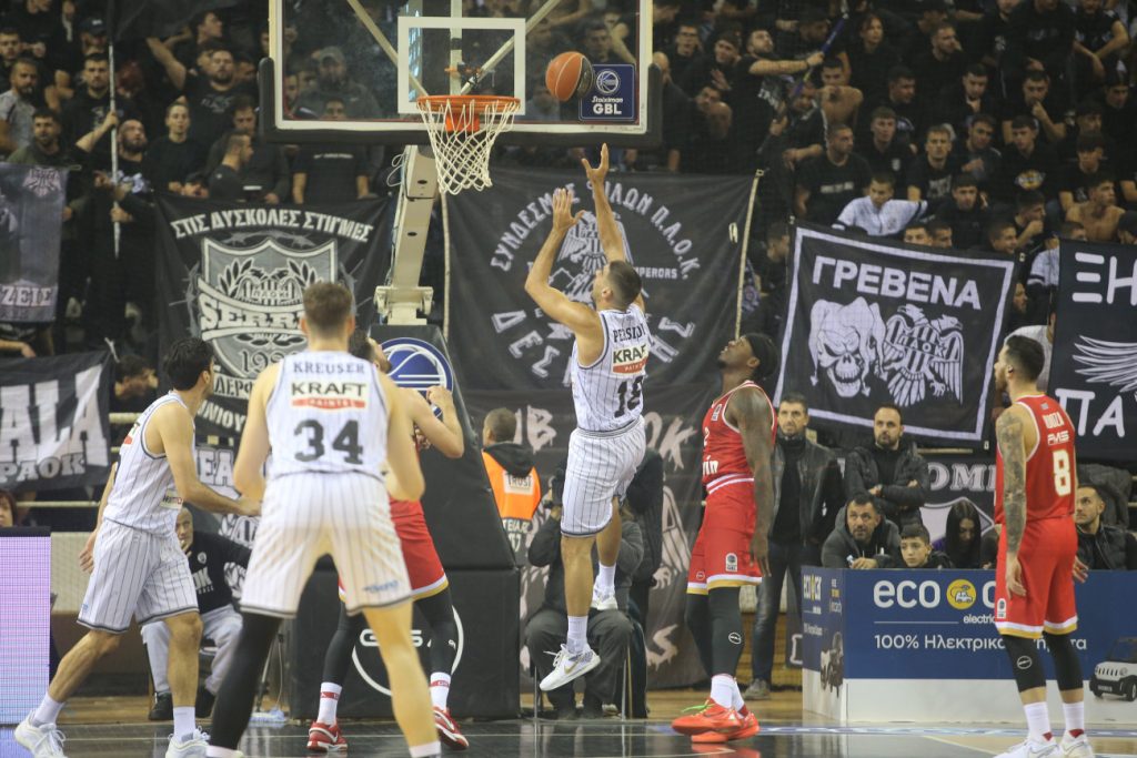 Ολυμπιακός: Συνέτριψε τον ΠΑΟΚ 60-90 στη Θεσσαλονίκη