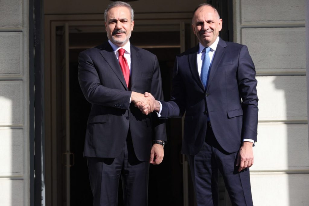 Ελληνοτουρκικό: Στο ΥΠ.ΕΞ. ο Χακάν Φιντάν – Τι συζήτησε με τον Γιώργο Γεραπετρίτη