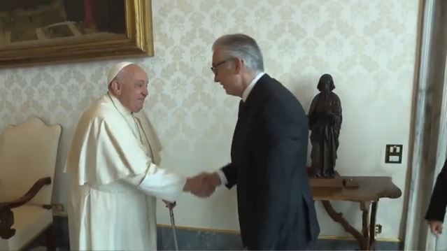 Θοδωρής Ρουσόπουλος: Συναντήθηκε με τον Πάπα Φραγκίσκο στο Βατικανό