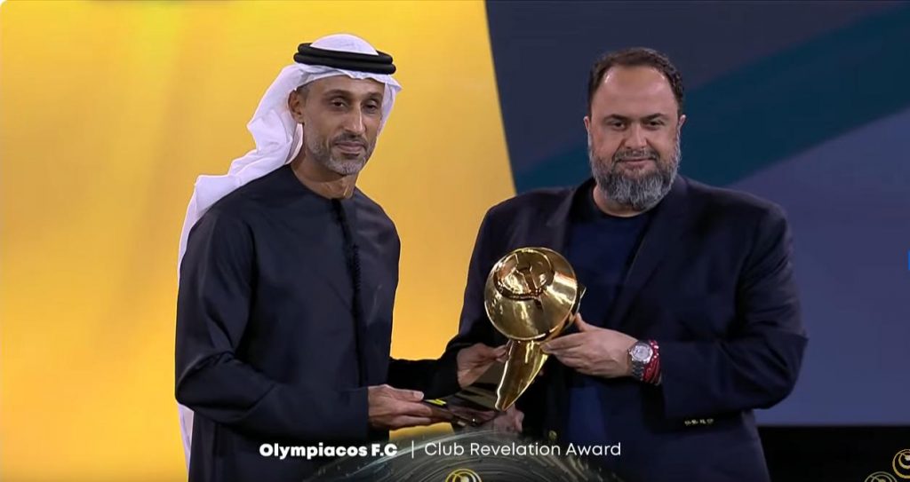 Globe Soccer Awards 2025: Βαγγέλης Μαρινάκης και Ολυμπιακός στην ελίτ του παγκόσμιου ποδοσφαίρου
