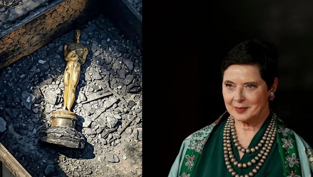 Ιζαμπέλα Ροσελίνι: Η συγκινητική ανάρτηση της ηθοποιού για τις φωτιές στο Λος Άντζελες και το Οσκαρ μέσα στα… αποκαΐδια