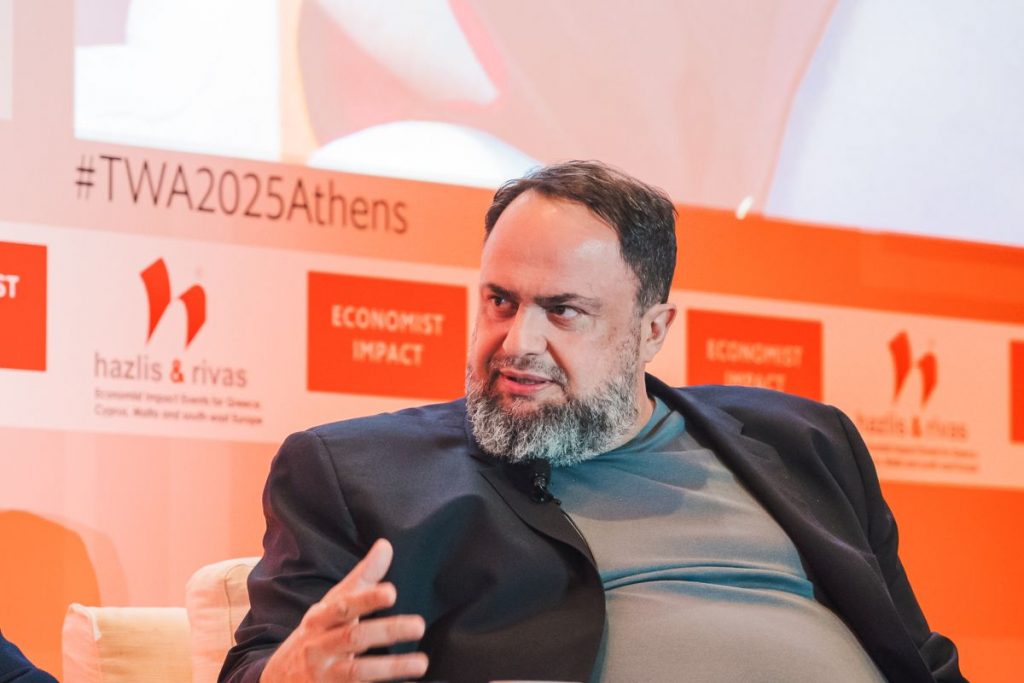 Συνέδριο Economist: Στις 19.45 απευθείας από το Mega News η εναρκτήρια ομιλία του Βαγγέλη Μαρινάκη