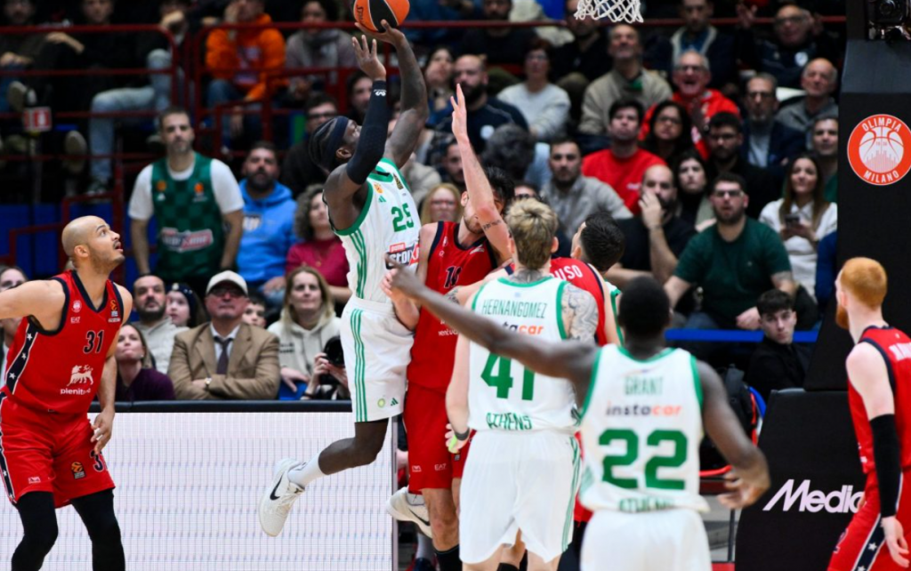 Αρμάνι Μιλάνο – Παναθηναϊκός 87-75: Σε κίνδυνο το πλεονέκτημα έδρας