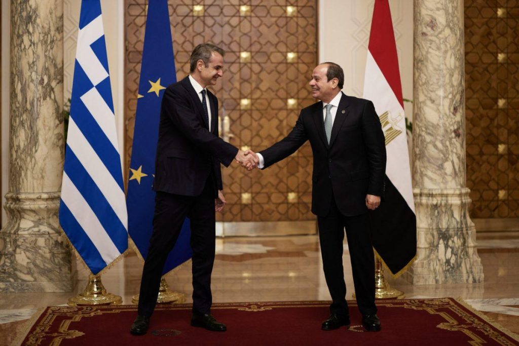 Κοινή διακήρυξη συνεργασίας υπέγραψαν Μητσοτάκης-Σίσι