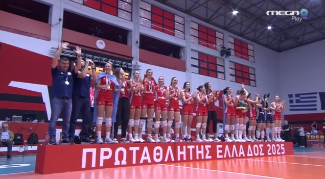 Volleyleague Γυναικών :Ολυμπιακός Σ.Φ.Π. – Π.Α.Ο.Κ 27.04.2025