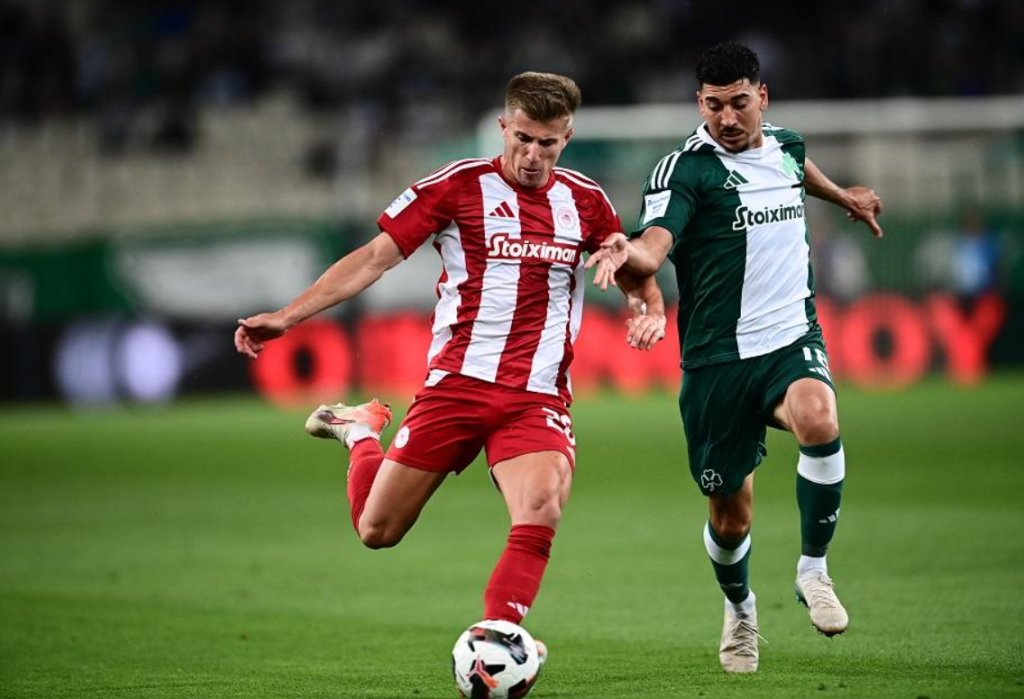 Παναθηναϊκός – Ολυμπιακός 0-1: Έφυγαν νικητές και από  το ΟΑΚΑ οι «ερυθρόλευκοι»