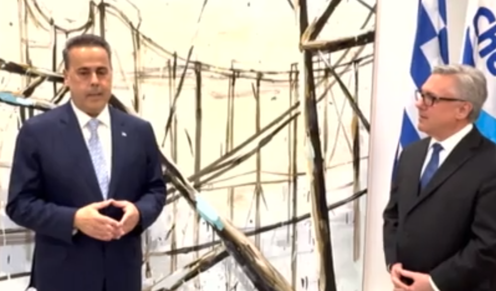 Τα κεντρικά γραφεία της Chevron στο Χιούστον των ΗΠΑ επισκέφτηκαν ο Στ. Παπασταύρου & ο Ν. Τσάφος