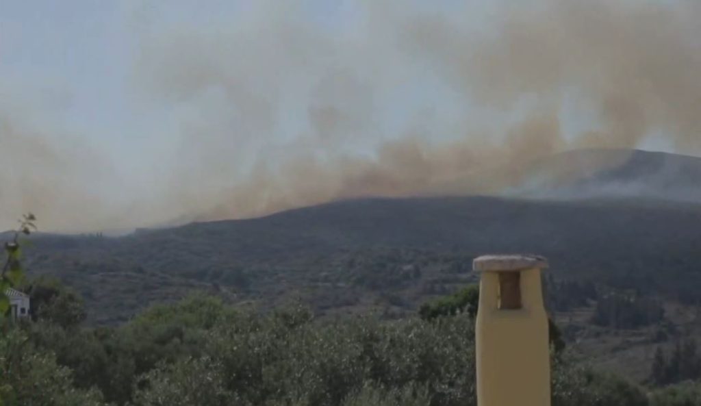 Φωτιά στα Κύθηρα – Ήχησε το 112