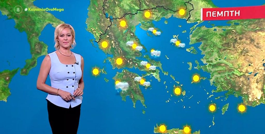 Αίθριος ο καιρός σήμερα