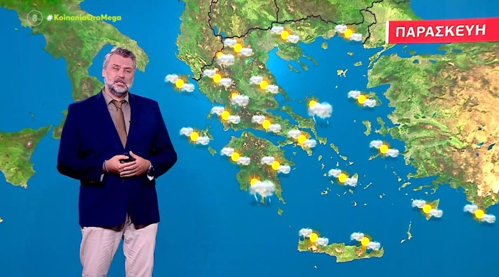 Αίθριος ο καιρός σήμερα