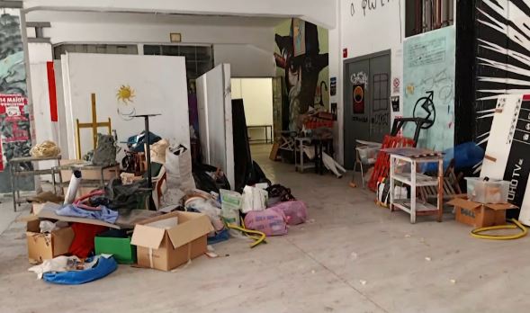 Εικόνες ντροπής στην Σχολή Καλών Τεχνών – Μετατράπηκε σε απέραντη χωματερή
