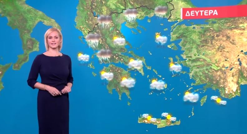 Άστατος ο καιρός τη Δευτέρα – Η πρόγνωση της Χριστίνας Ρήγου