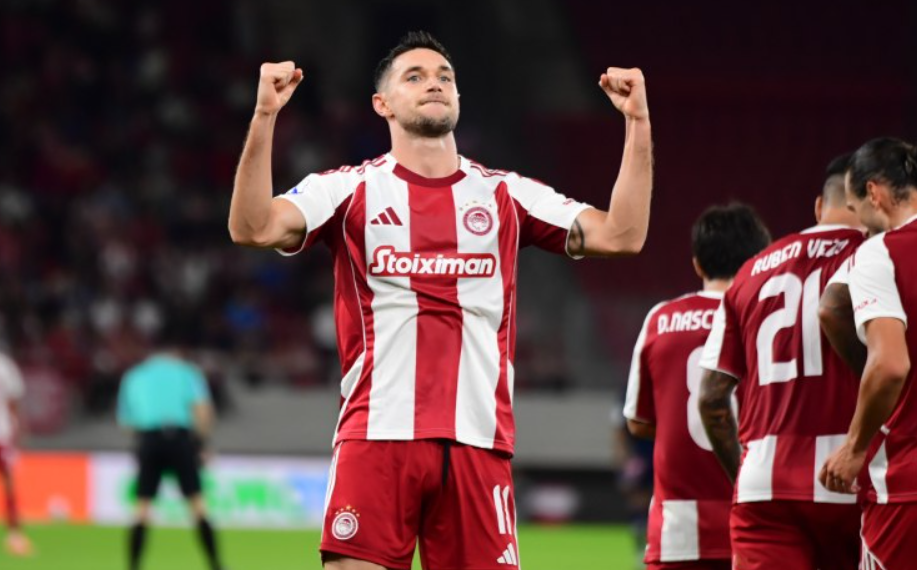 Ολυμπιακός – Βόλος 5-0: Με πρωταγωνιστή τον Γιάρεμτσουκ οι «ερυθρόλευκοι» το «2×3» στο Κύπελλο