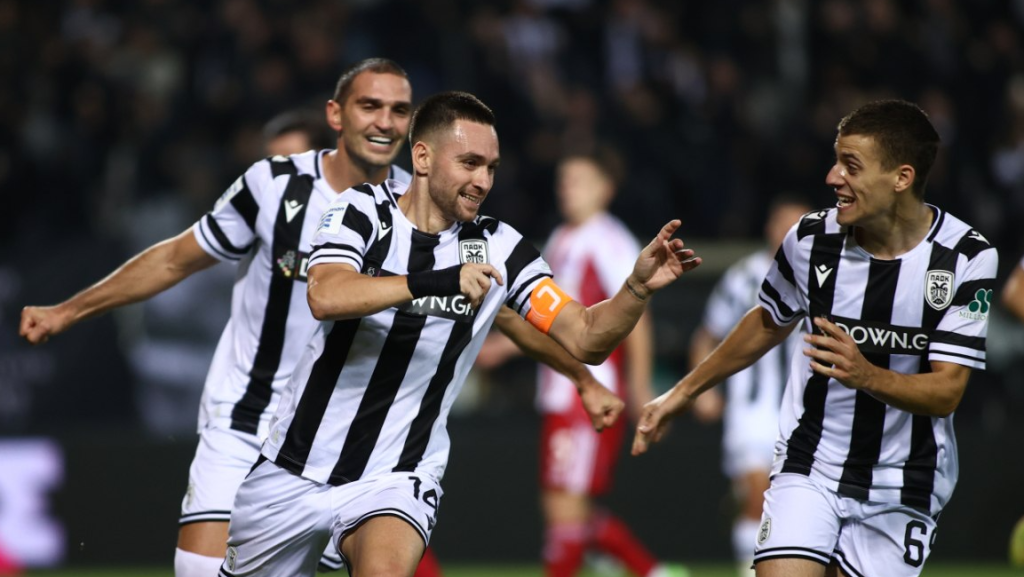 ΠΑΟΚ – Ολυμπιακός 2-1: Νίκη με ανατροπή για τον «Δικέφαλο»