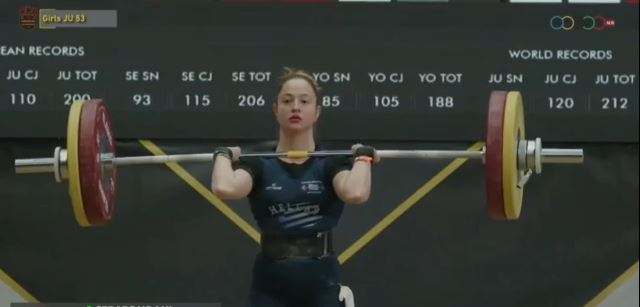Στο βάθρο η Μαρία Στρατουδάκη στο ευρωπαϊκό πρωτάθλημα άρσης βαρών κάτω των 23