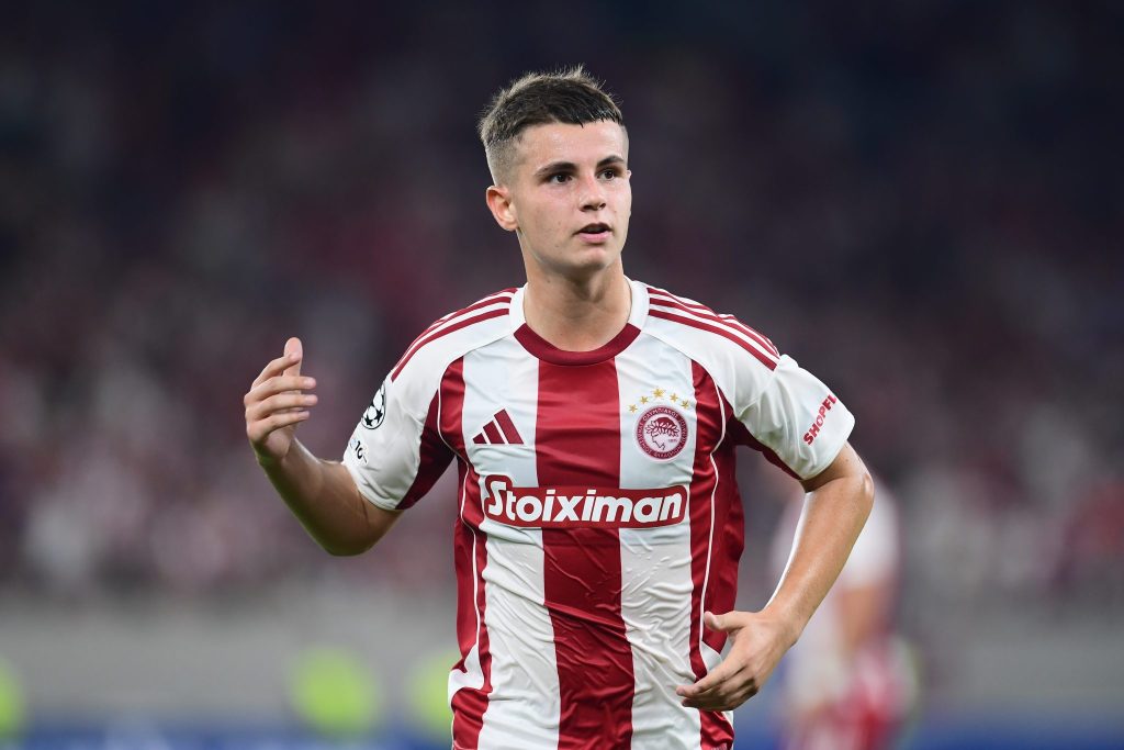 Ολυμπιακός: Σπουδαία διάκριση για Μουζακίτη – Βγήκε Golden Boy Web 2025