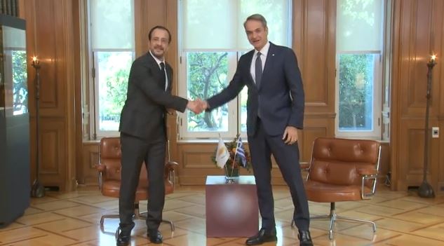 Η συνάντηση Μητσοτάκη & Χριστοδουλίδη στο Μαξίμου – Τι συζητήθηκε