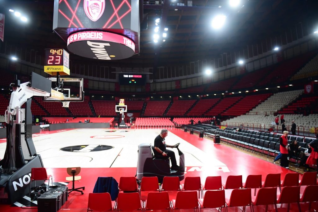 Euroleague: Αναβλήθηκε ο αγώνας Ολυμπιακός – Φενέρ εξαιτίας της κακοκαιρίας