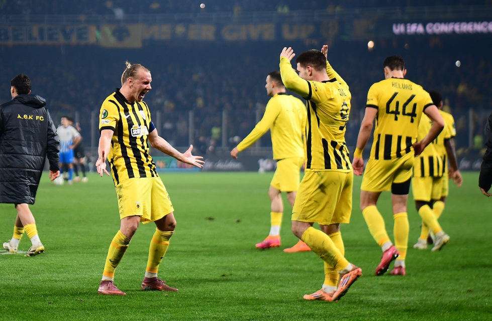 Conference League: Πρόκριση στους «16» για την ΑΕΚ με επική ανατροπή κόντρα στην Κραϊόβα