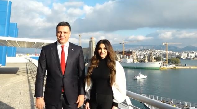 Στο υπουργείο Ναυτιλίας η Κίμπερλι Γκίλφοϊλ – Συνάντηση με τον Βασίλη Κικίλια