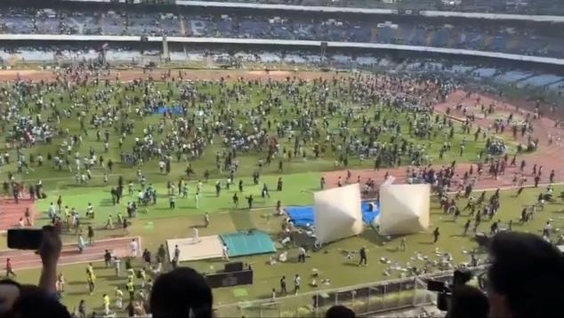 Ινδία: Εικόνες χάους λόγω σύντομης επίσκεψης του Μέσι – Εκτεταμένα επεισόδια