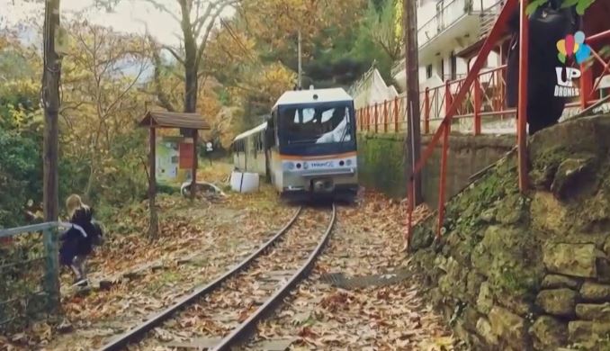 Τρόμος για τους επιβάτες του οδοντωτού μετά από πτώση βράχου