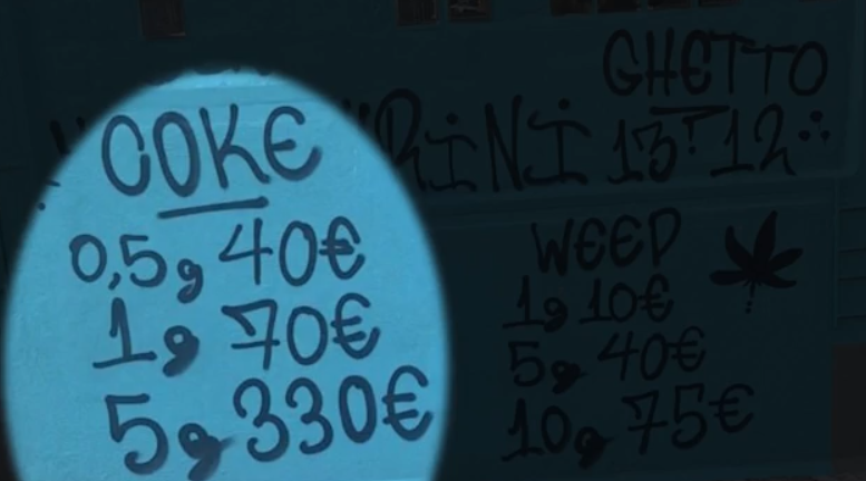 Τιμοκατάλογος ναρκωτικών σε τοίχο… σχολείου στη Θεσσαλονίκη