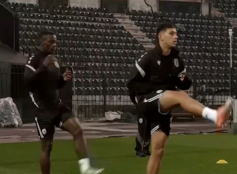 ΠΑΟΚ: Προπόνηση στη Θεσσαλονίκη πριν το ταξίδι στη Λιόν