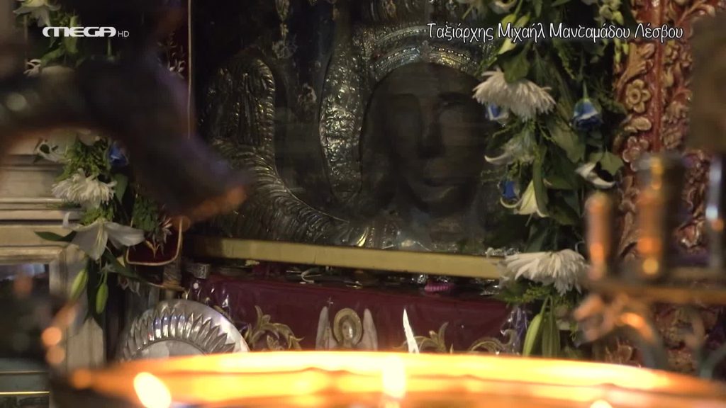 Η ανάγλυφη θαυματουργή εικόνα του Ταξιάρχη Μιχαήλ Μανταμάδου Λέσβου - 