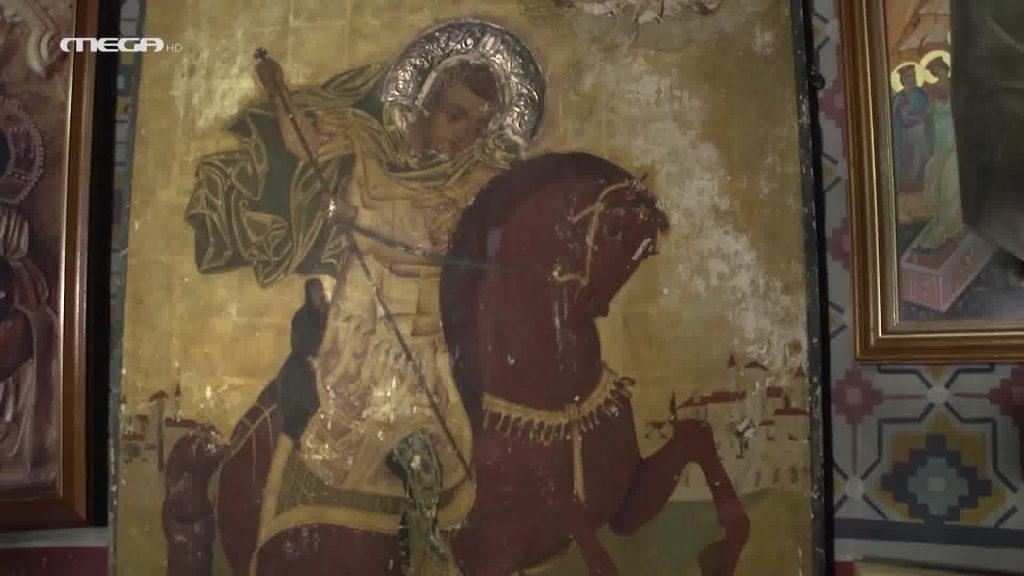 Η εικόνα του Αγίου Δημητρίου στην Ι. Μ. Καρακαλά - 