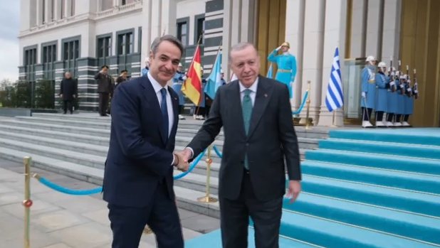 Σε εξέλιξη η συνάντηση Μητσοτάκη – Ερντογάν στην Άγκυρα – Η ατζέντα