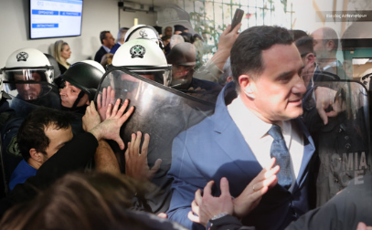 Οι διαφορετικές εκδοχές του Άδωνι Γεωργιάδη για τα επεισόδια στο Κρατικό Νίκαιας